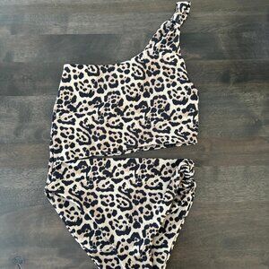 Skatie Swim Nicole One Piece Cheetah Print